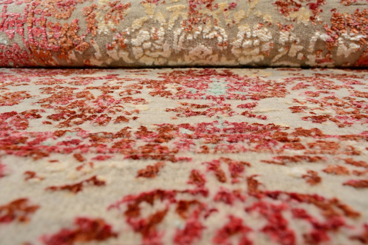 Alfombra de diseño - 134 x 71 cm - rojo claro