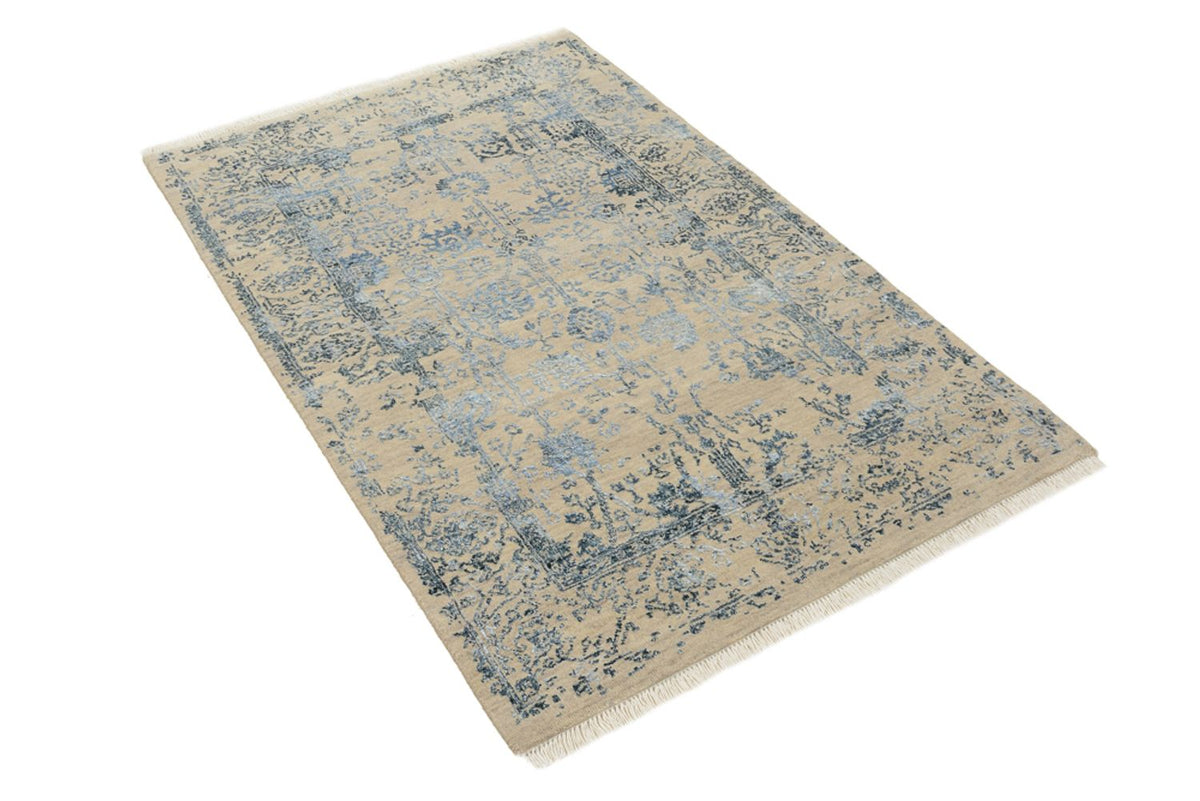 Alfombra de diseño - 149 x 95 cm - beige claro