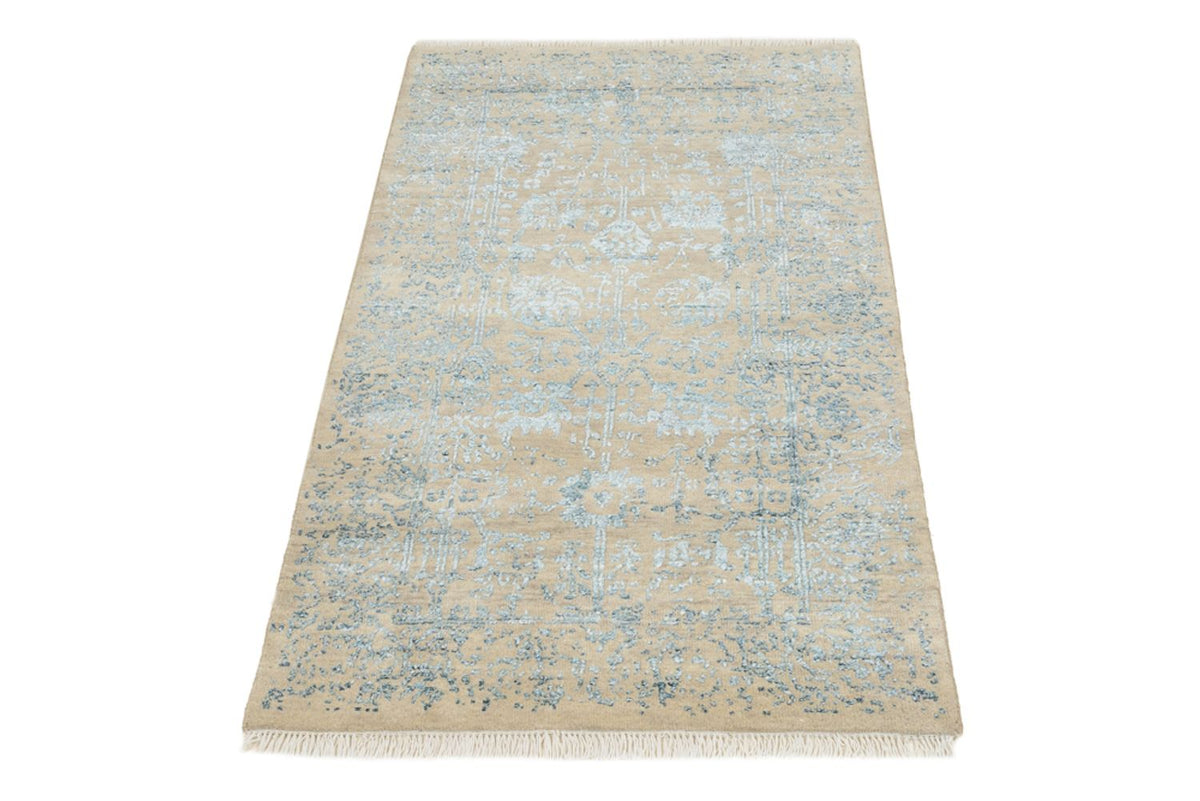 Alfombra de diseño - 137 x 76 cm - beige claro