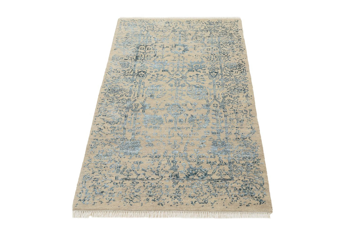 Alfombra de diseño - 137 x 78 cm - beige claro