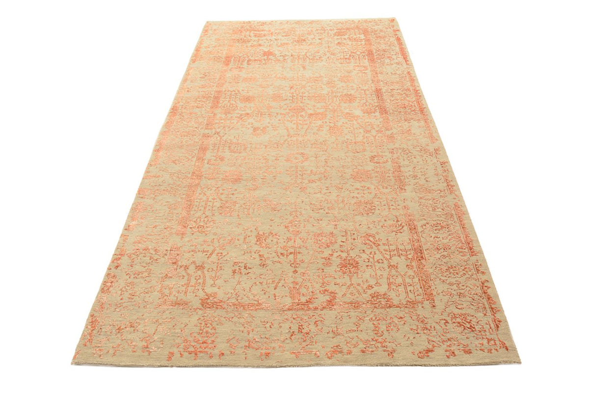 Alfombra de pasillo Alfombra de diseño - 292 x 128 cm - marrón claro