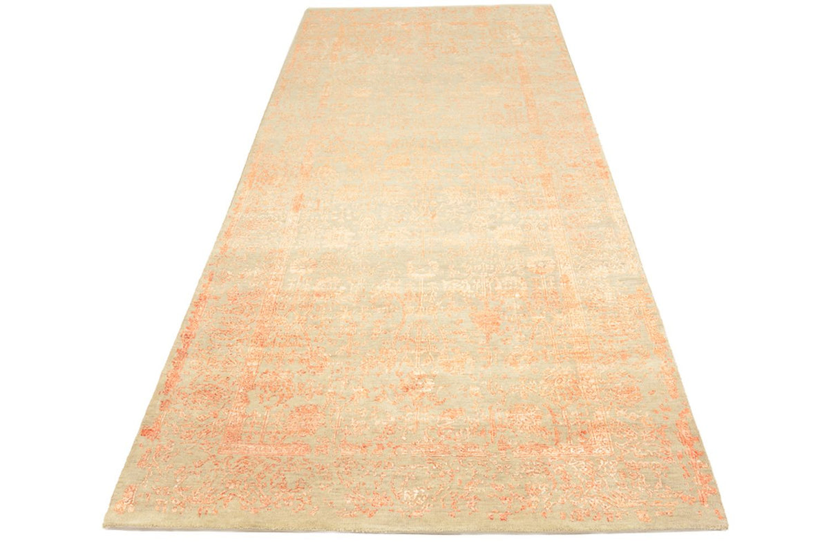 Alfombra de pasillo Alfombra de diseño - 292 x 128 cm - marrón claro