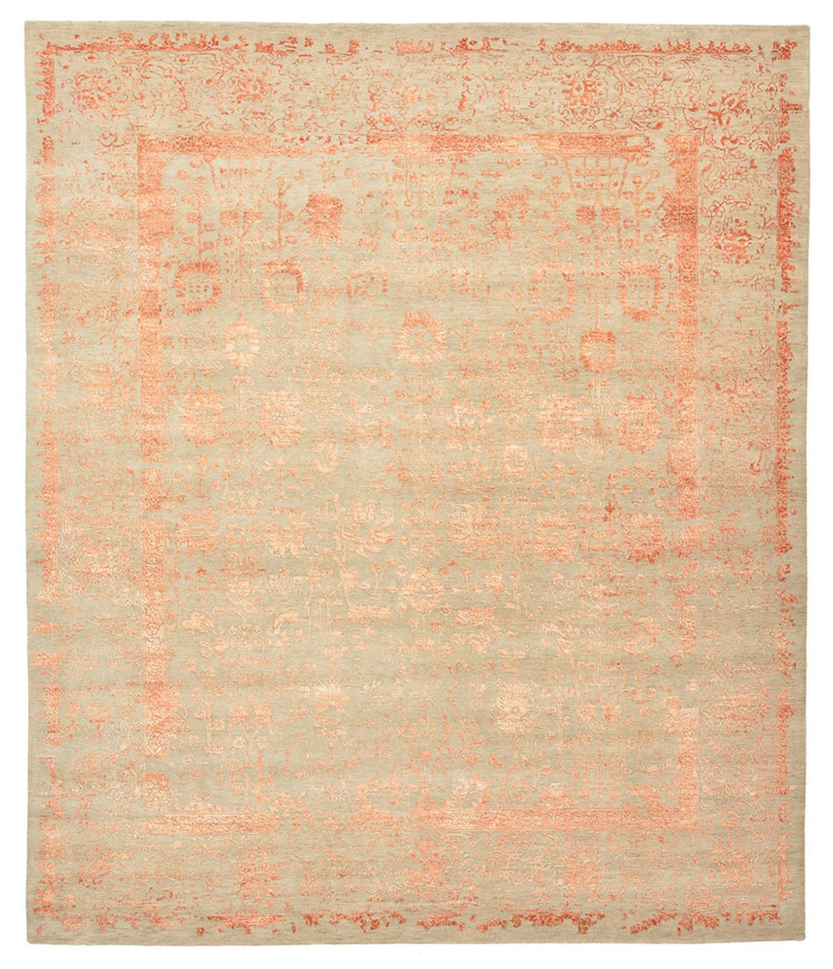 Alfombra de diseño - 293 x 251 cm - marrón claro