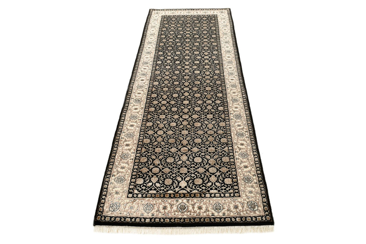 Alfombra de pasillo Alfombra oriental - Bidjar - Indus - 241 x 84 cm - beige oscuro