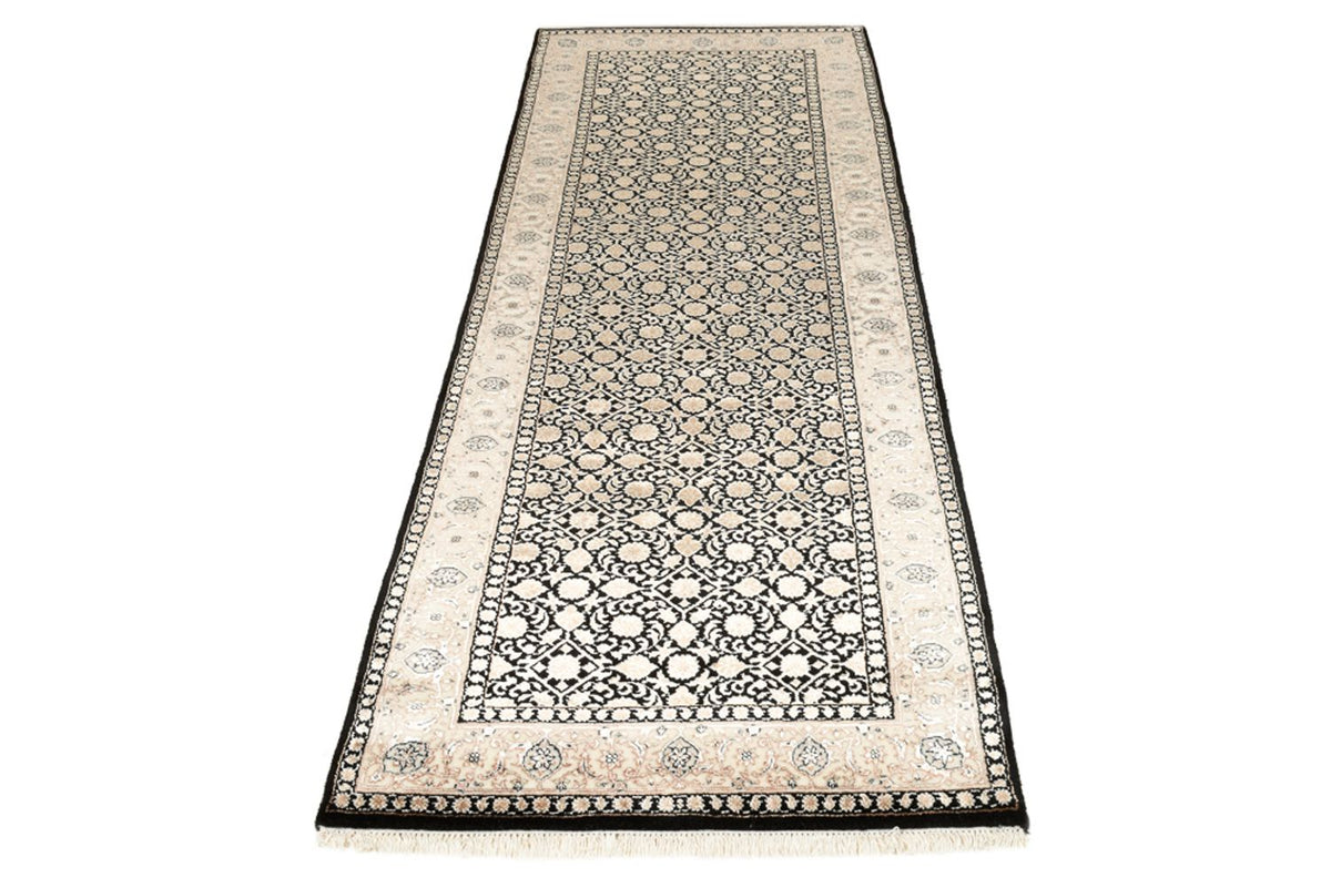 Alfombra de pasillo Alfombra oriental - Bidjar - Indus - 241 x 84 cm - beige oscuro