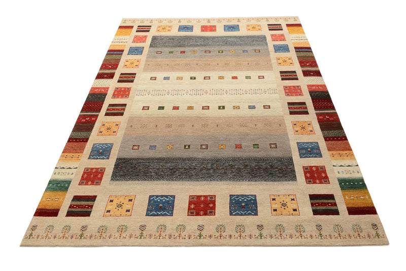 Alfombra Gabbeh - Loribaft Indus - 356 x 252 cm - multicolor