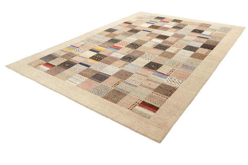 Alfombra Gabbeh - Loribaft Indus - 350 x 250 cm - beige oscuro