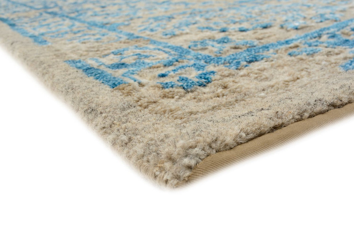 Alfombra de diseño - 243 x 174 cm - azul claro