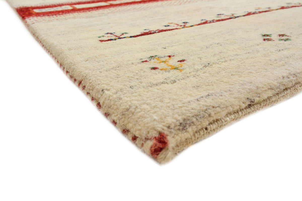 Alfombra Gabbeh - Loribaft Indus - 298 x 249 cm - beige claro