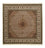 Alfombra oriental - Tabriz cuadrado - 203 x 201 cm - beige oscuro