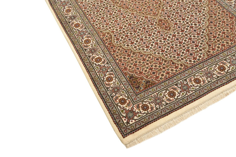 Alfombra oriental - Tabriz - 177 x 125 cm - beige oscuro