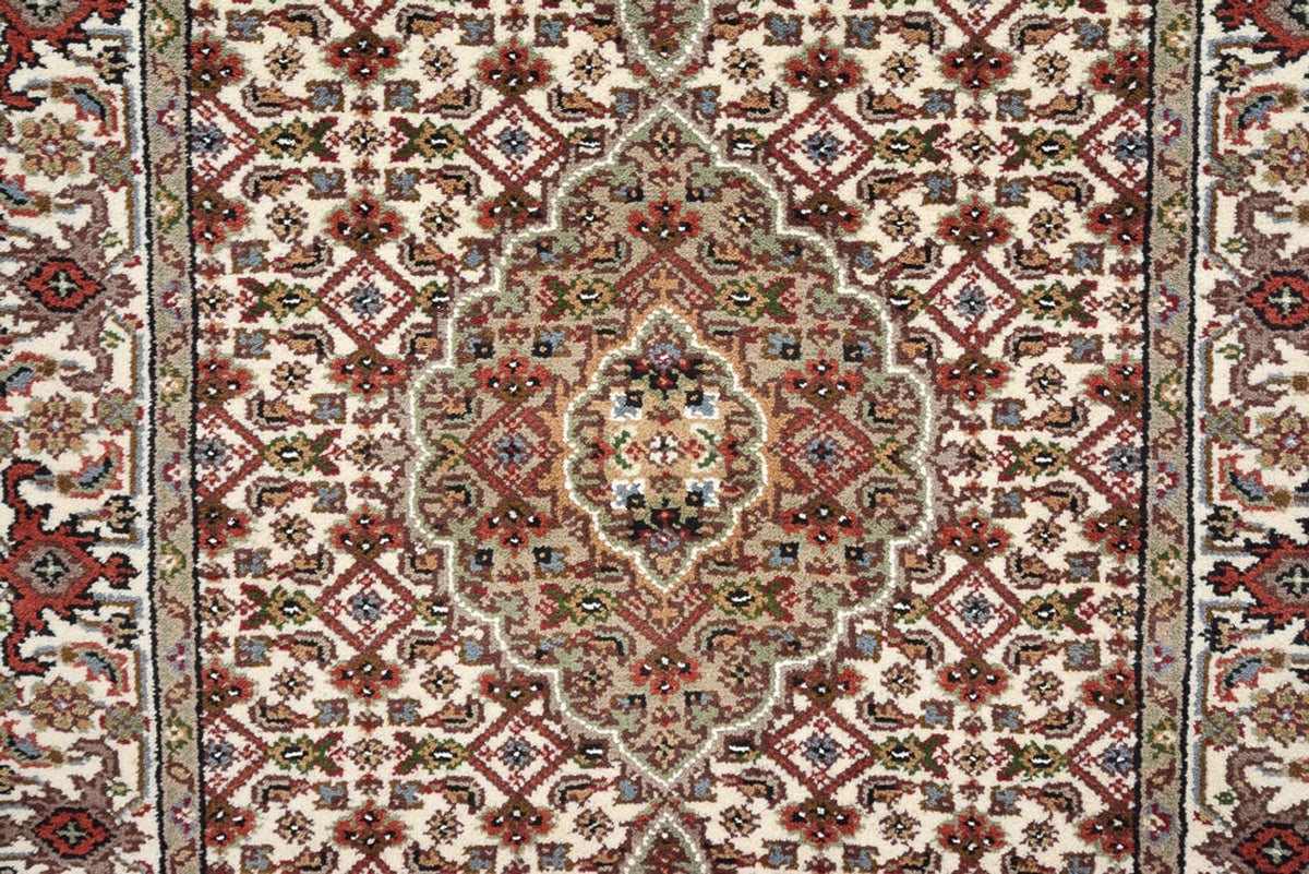 Alfombra de pasillo Alfombra oriental - Tabriz - 602 x 81 cm - beige claro