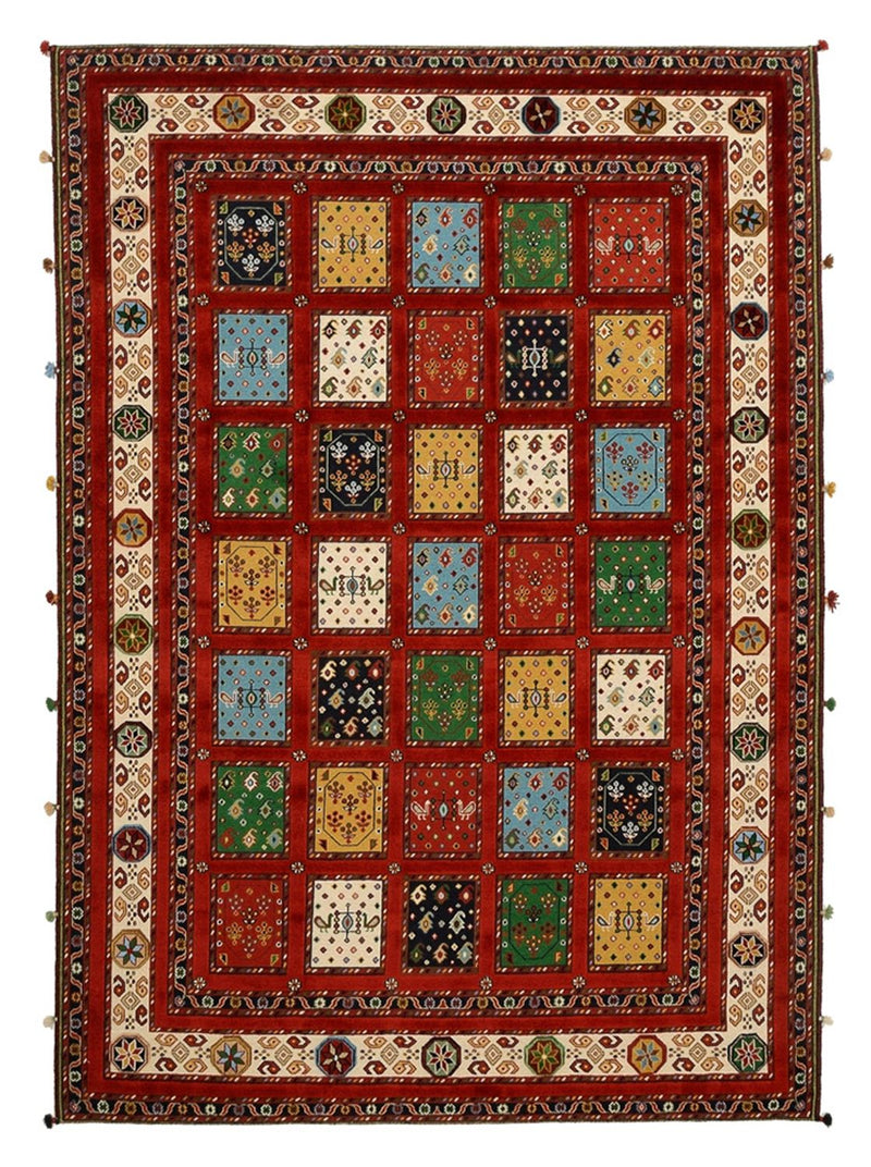 Alfombra oriental - 244 x 176 cm - rojo