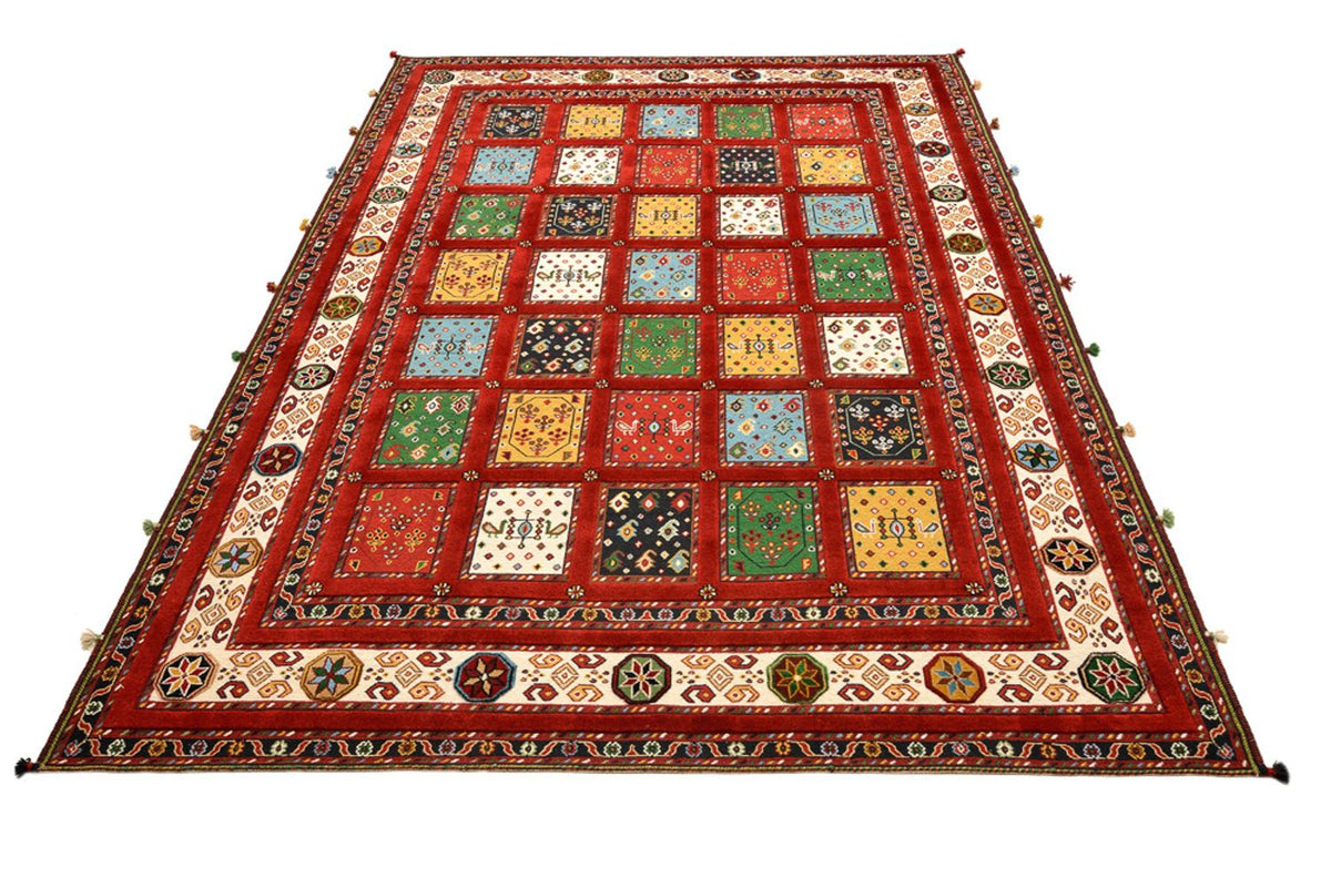 Alfombra oriental - 244 x 176 cm - rojo