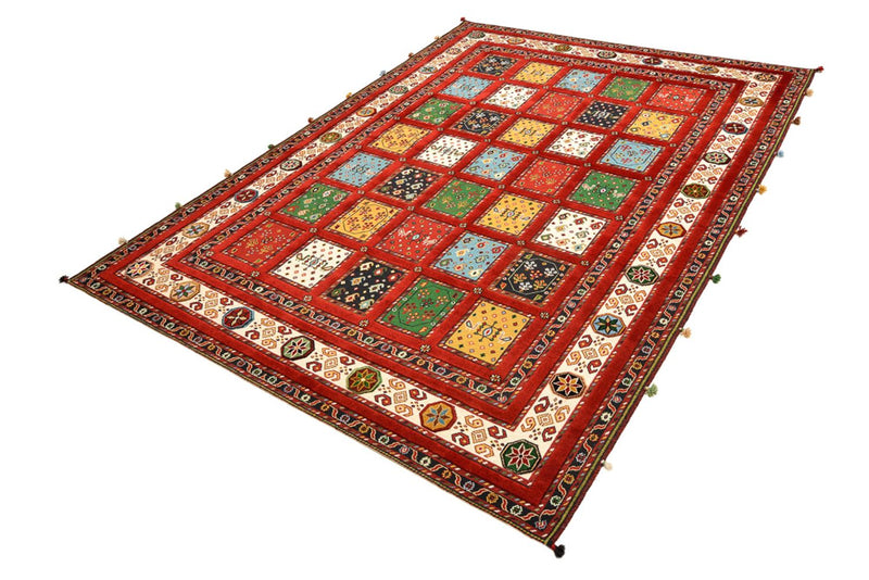 Alfombra oriental - 244 x 176 cm - rojo