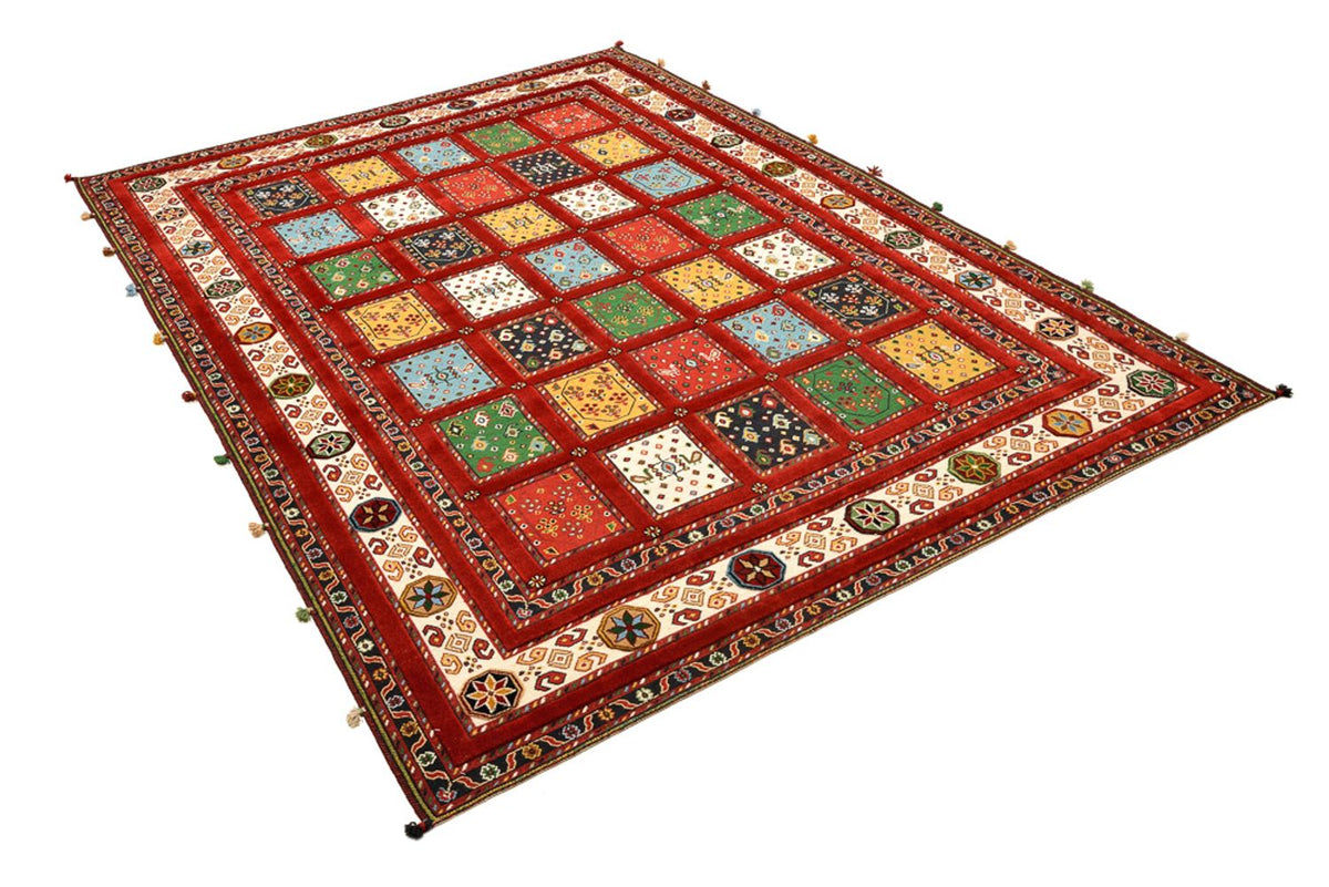 Alfombra oriental - 244 x 176 cm - rojo