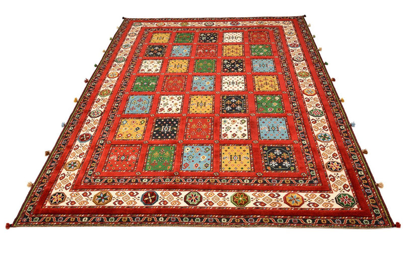 Alfombra oriental - 244 x 176 cm - rojo