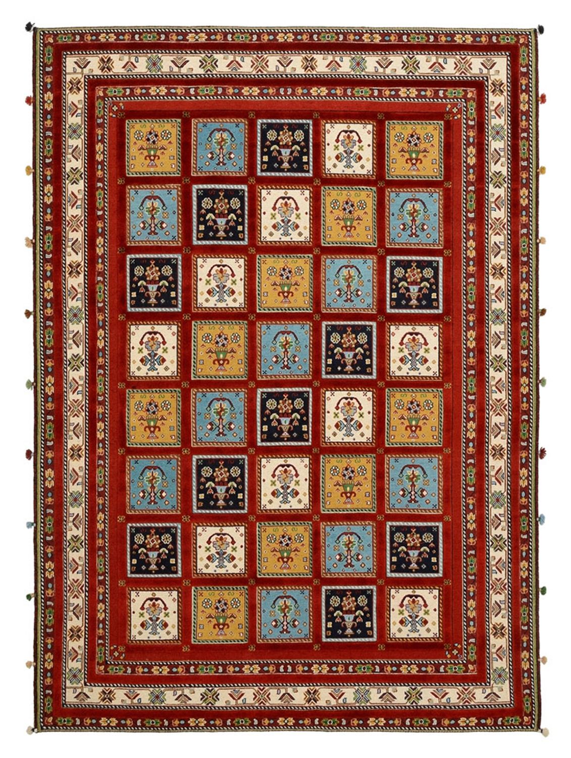 Alfombra oriental - 245 x 177 cm - rojo