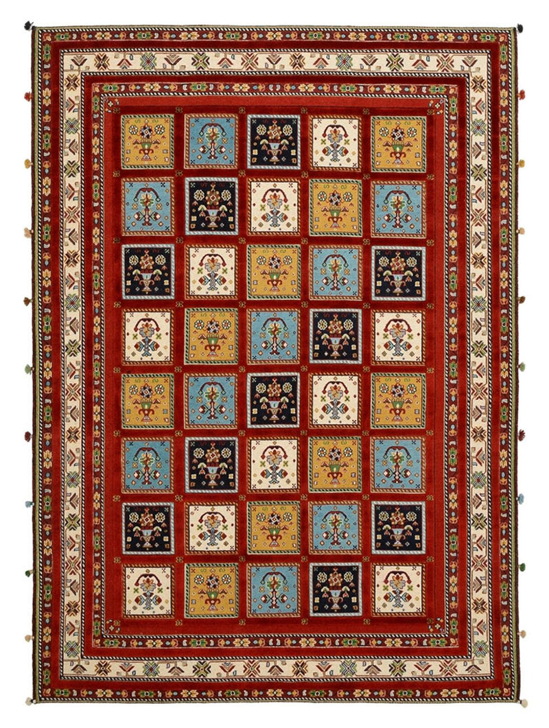 Alfombra oriental - 245 x 177 cm - rojo
