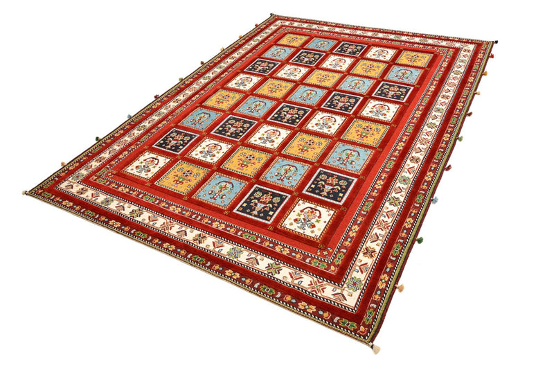 Alfombra oriental - 245 x 177 cm - rojo