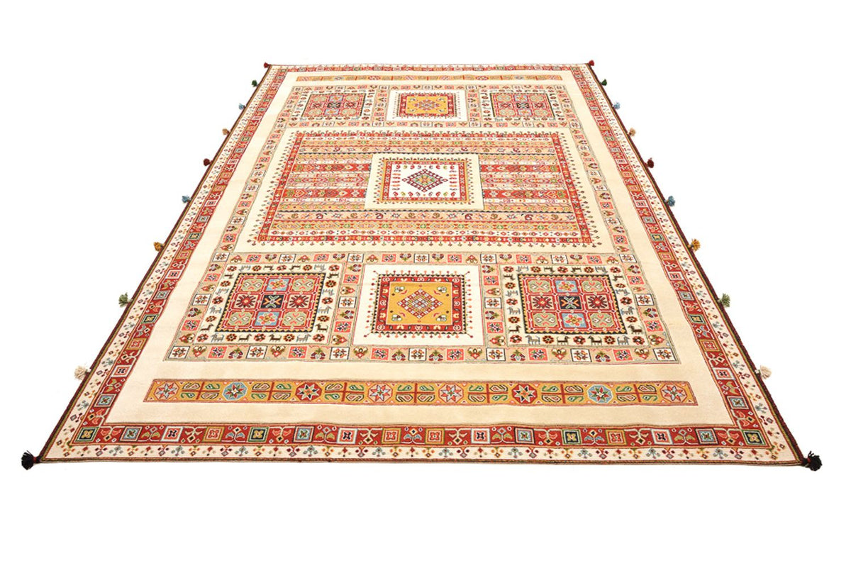 Alfombra oriental - 296 x 199 cm - beige claro