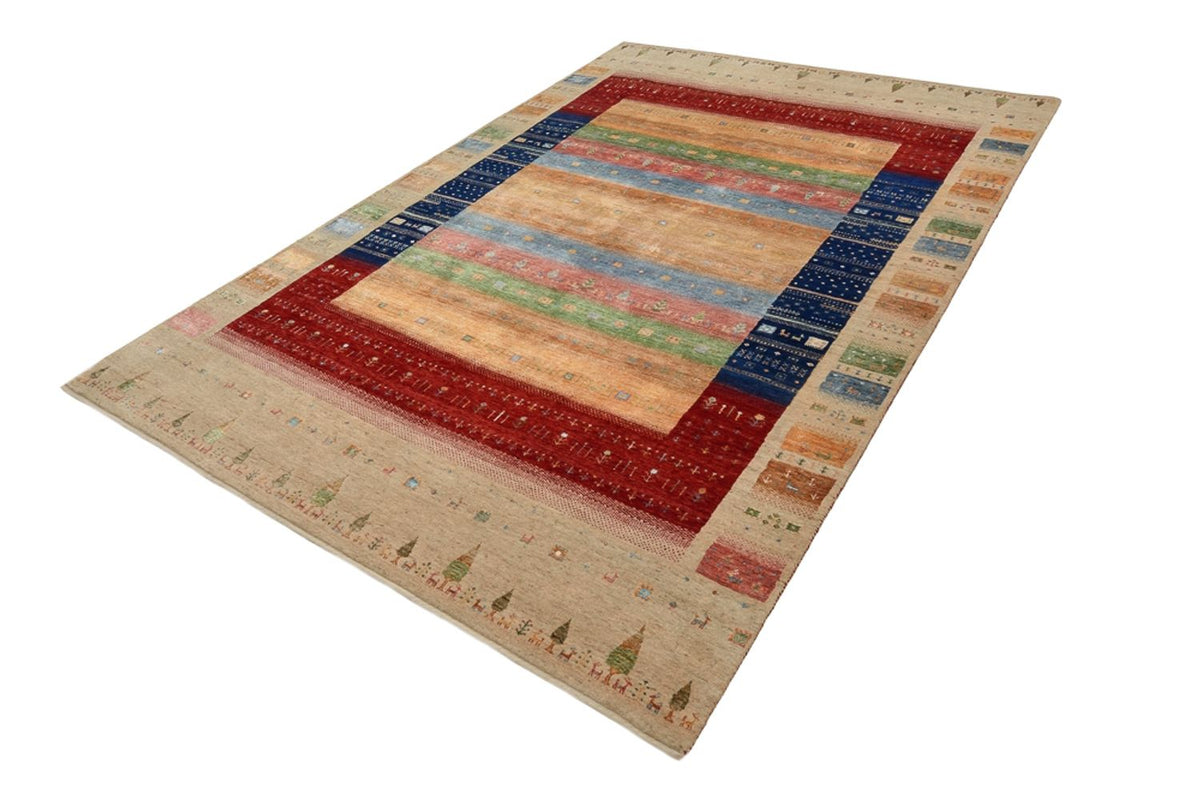Alfombra Gabbeh - Loribaft Indus - 300 x 206 cm - multicolor