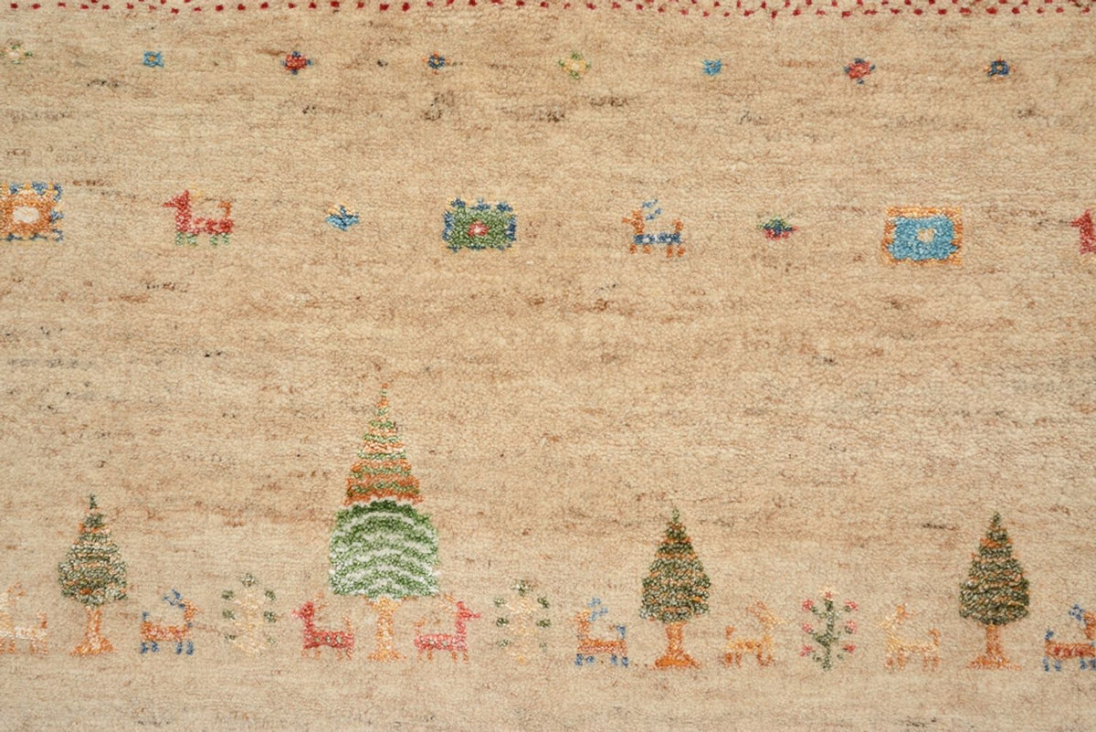 Alfombra Gabbeh - Loribaft Indus - 300 x 206 cm - multicolor