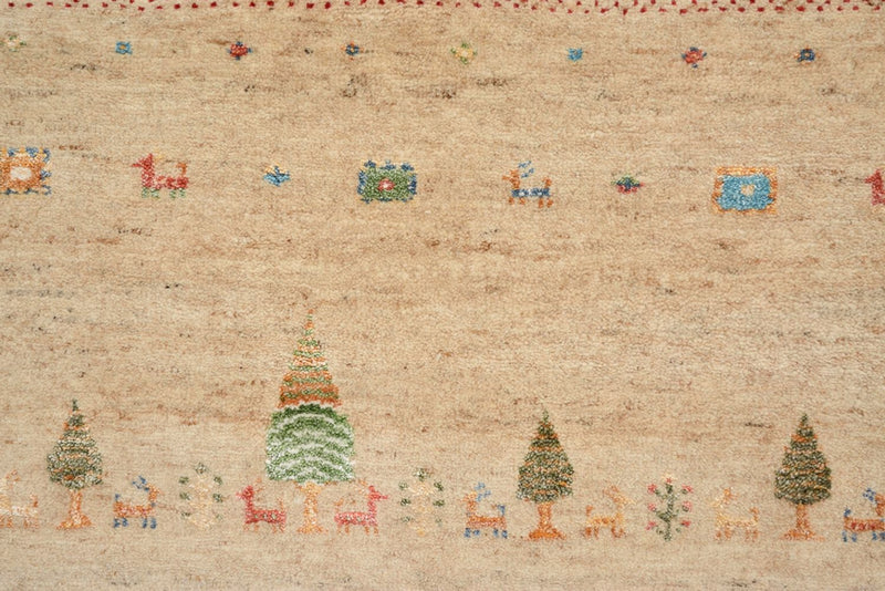 Alfombra Gabbeh - Loribaft Indus - 300 x 206 cm - multicolor