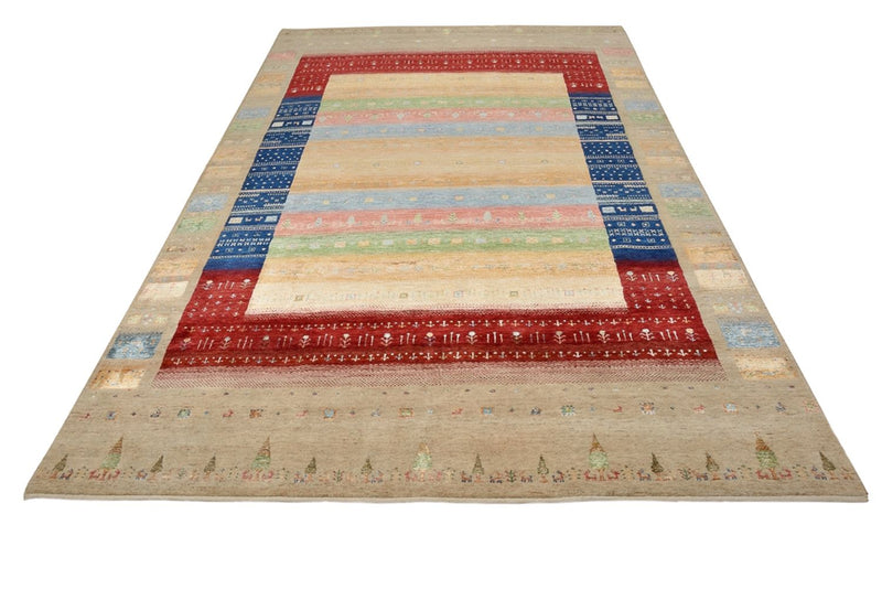 Alfombra Gabbeh - Loribaft Indus - 300 x 206 cm - multicolor