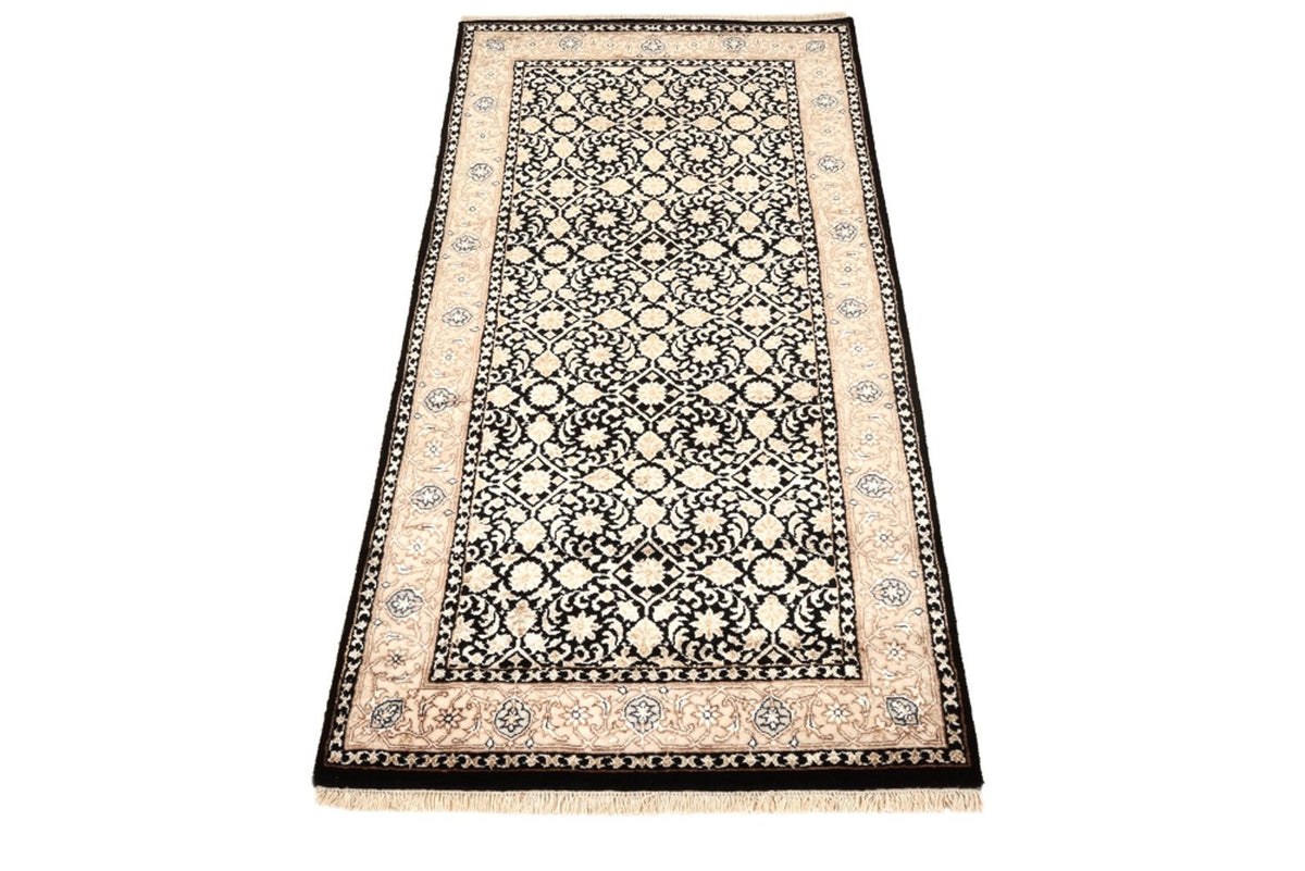 Alfombra oriental - Bidjar - Indus - 143 x 73 cm - azul oscuro