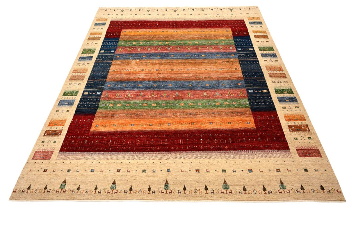 Alfombra Gabbeh - Loribaft Indus - 300 x 251 cm - multicolor