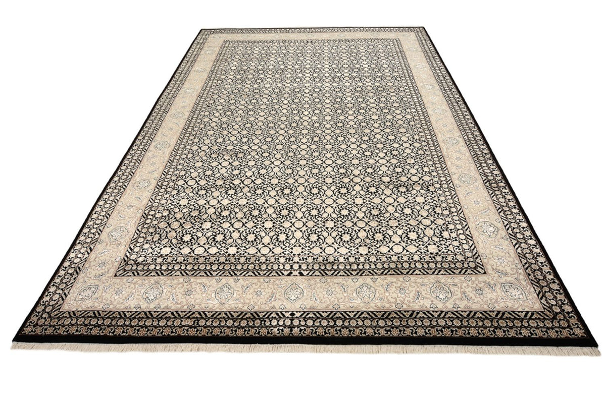 Alfombra oriental - Bidjar - Indus - 295 x 206 cm - beige oscuro