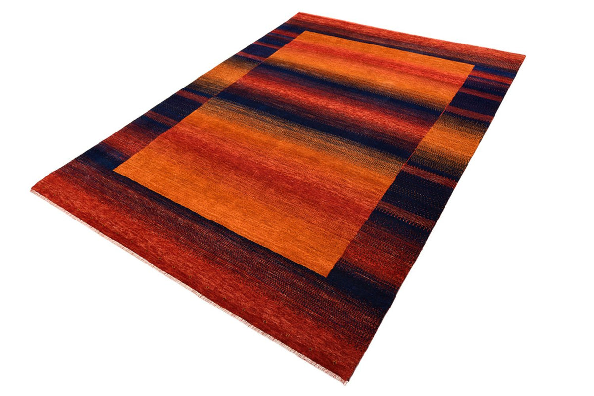 Alfombra Gabbeh - Loribaft Indus - 200 x 144 cm - óxido
