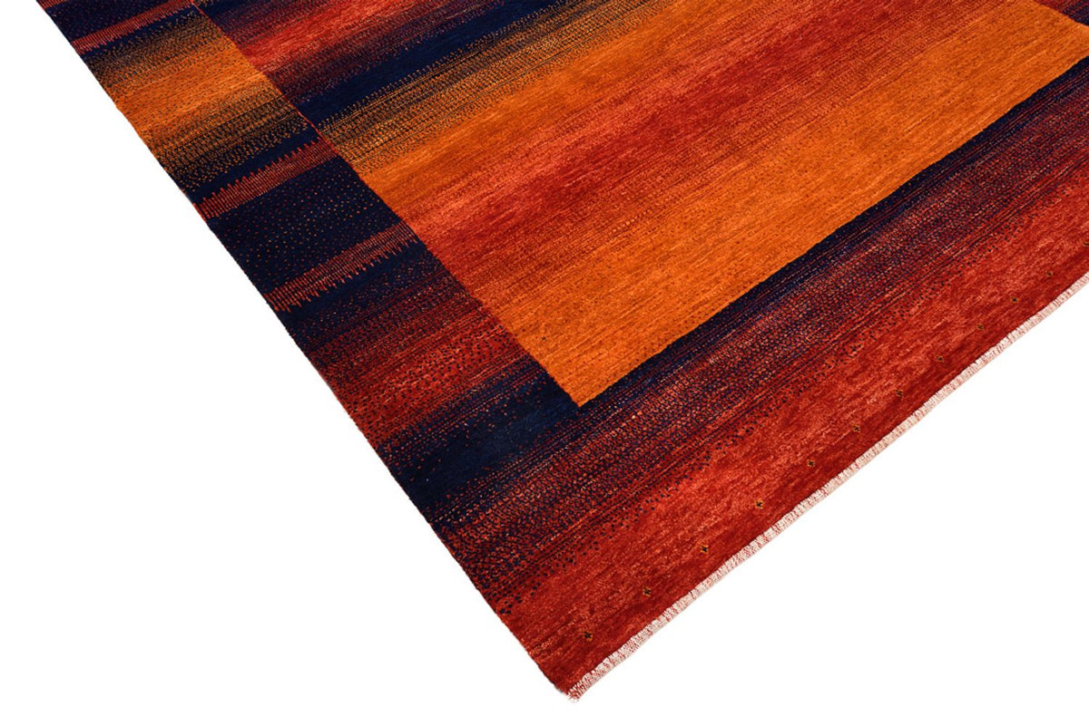 Alfombra Gabbeh - Loribaft Indus - 200 x 144 cm - óxido