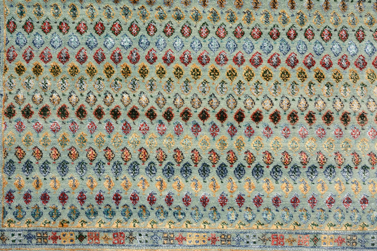 Alfombra de diseño - 153 x 95 cm - azul claro