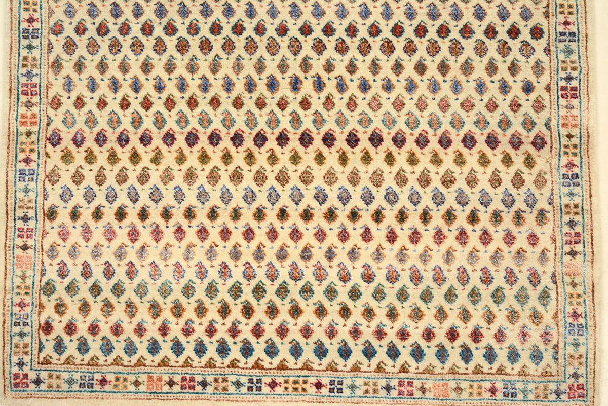 Alfombra de diseño - 153 x 96 cm - beige claro