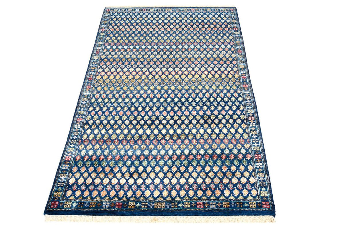Alfombra de diseño - 154 x 93 cm - azul oscuro