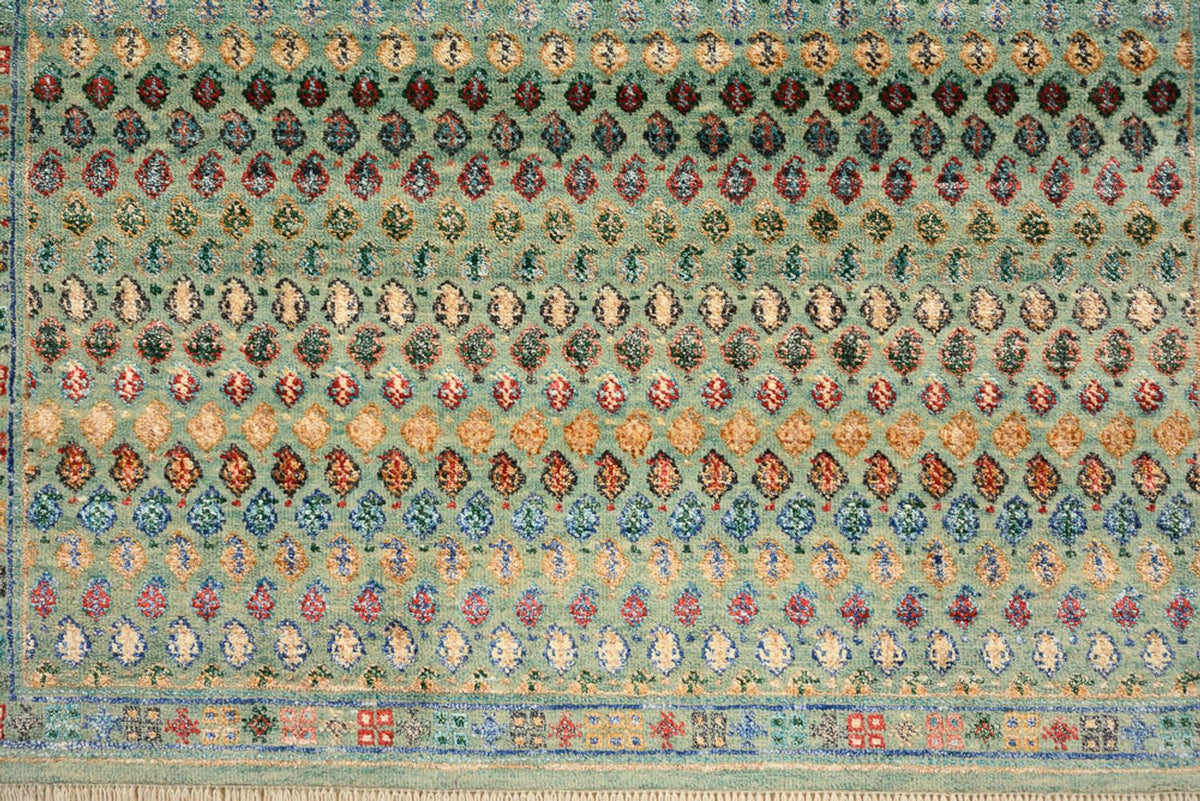 Alfombra de diseño - 154 x 95 cm - turquesa