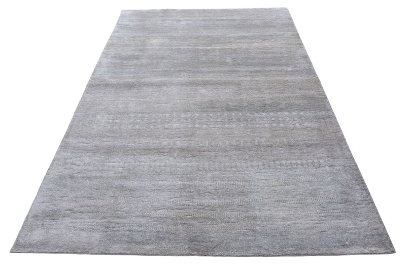 Alfombra Gabbeh - Loribaft Indus - 300 x 190 cm - gris claro