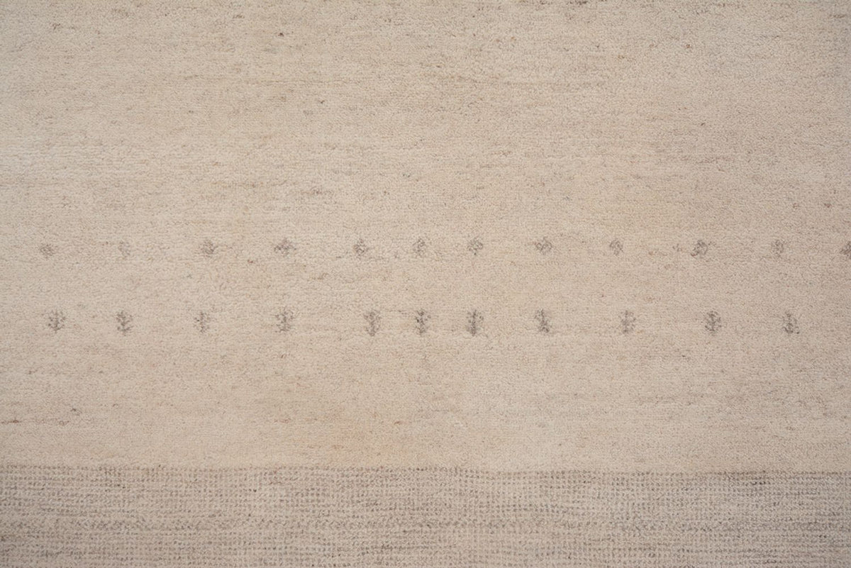Alfombra Gabbeh - Loribaft Indus - 201 x 146 cm - gris claro