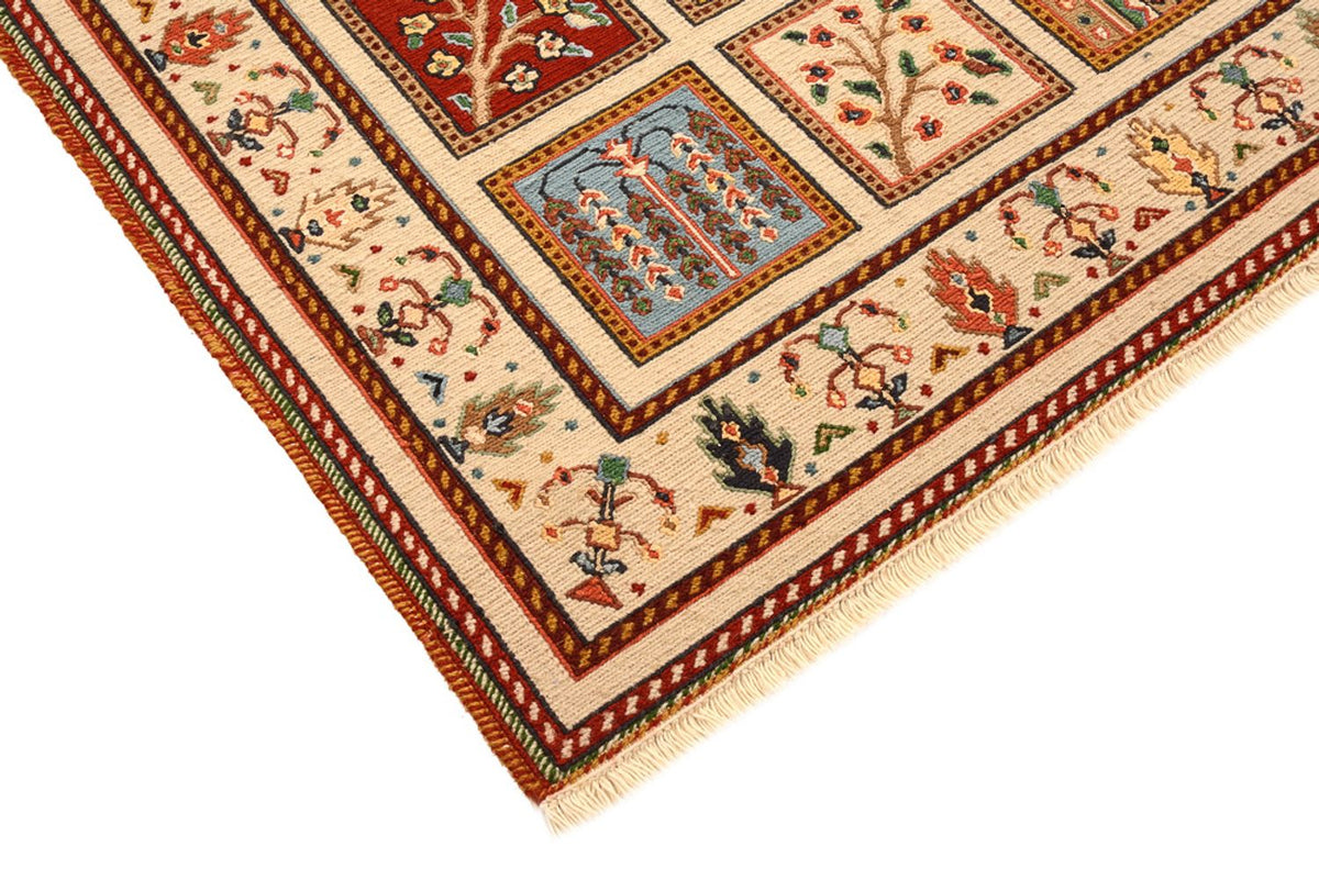 Alfombra oriental - 117 x 84 cm - crema
