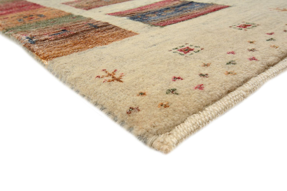 Alfombra Gabbeh - Loribaft Indus - 205 x 157 cm - beige oscuro
