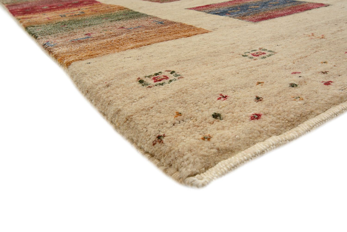 Alfombra Gabbeh - Loribaft Indus - 351 x 254 cm - beige oscuro