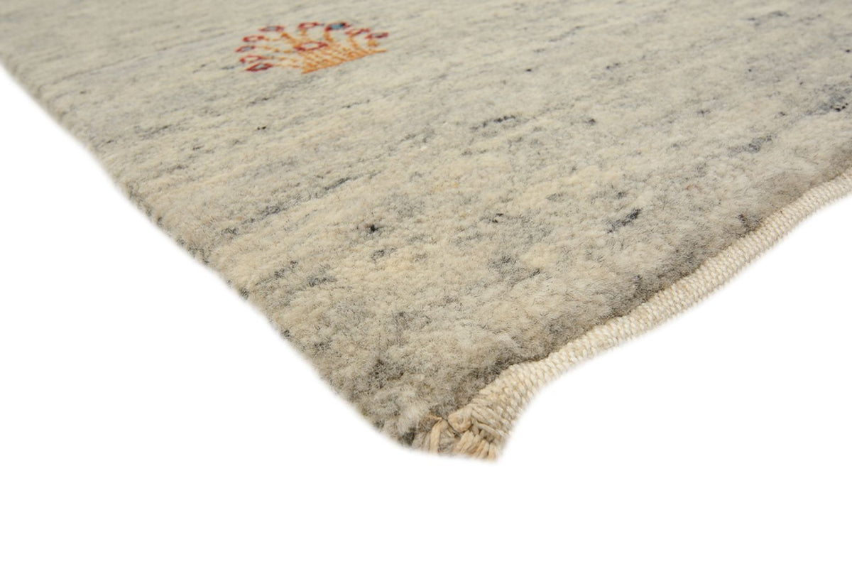 Alfombra de pasillo Alfombra Gabbeh - Loribaft Indus - 238 x 82 cm - beige oscuro