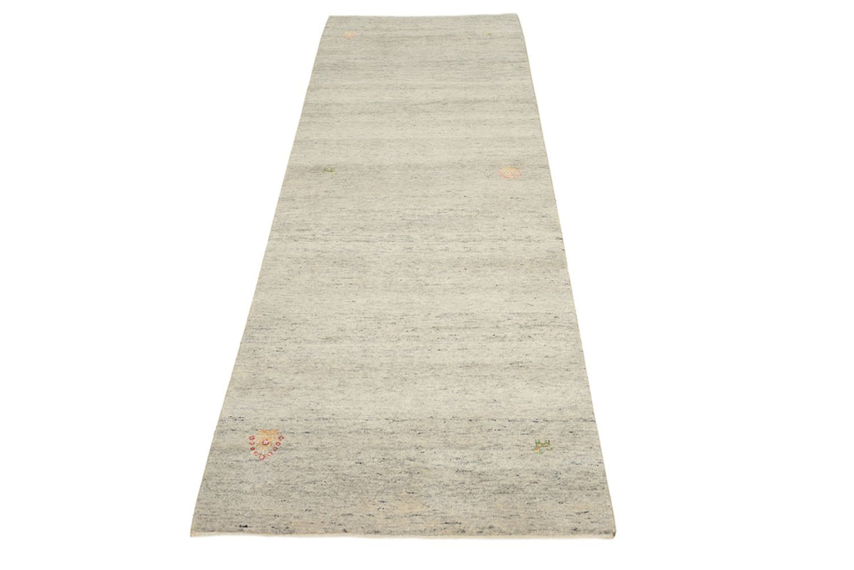 Alfombra de pasillo Alfombra Gabbeh - Loribaft Indus - 237 x 82 cm - beige oscuro