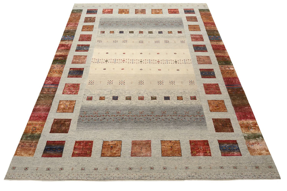 Alfombra Gabbeh - Loribaft Indus - 351 x 251 cm - beige oscuro