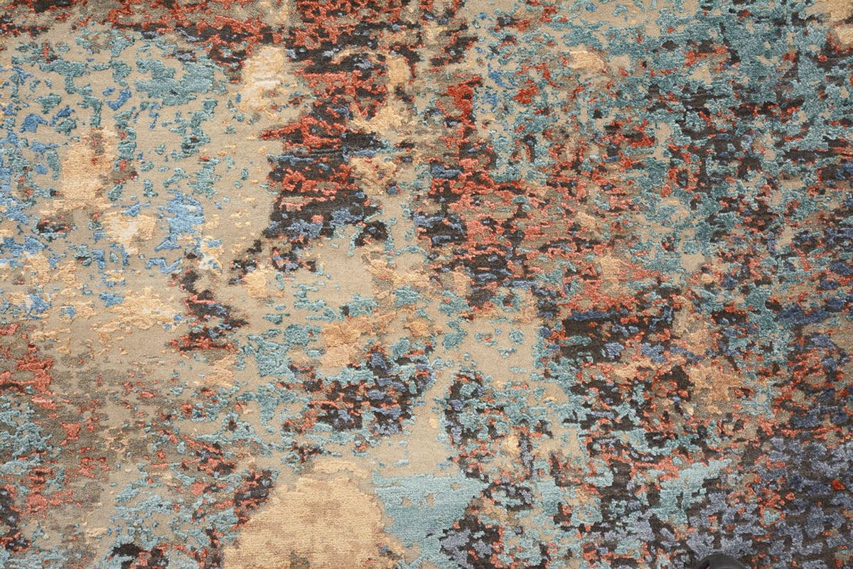 Alfombra de diseño - 241 x 239 cm - multicolor