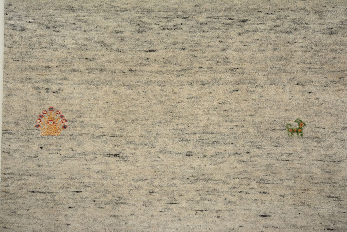 Alfombra de pasillo Alfombra Gabbeh - Loribaft Indus - 292 x 83 cm - camello