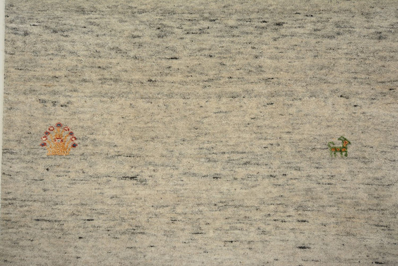 Alfombra de pasillo Alfombra Gabbeh - Loribaft Indus - 292 x 83 cm - camello