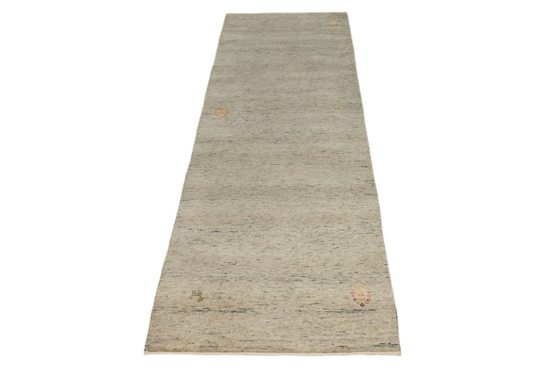 Alfombra de pasillo Alfombra Gabbeh - Loribaft Indus - 241 x 74 cm - camello